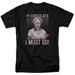 I Love Lucy Chocolate Calling Men's Regular Fit T-Shirt Men's Regular Fit T-Shirt I Love Lucy   