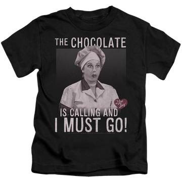 I Love Lucy Chocolate Calling Kid's T-Shirt (Ages 4-7) Kid's T-Shirt (Ages 4-7) I Love Lucy   