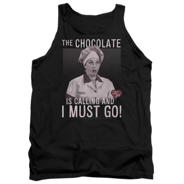 I Love Lucy Chocolate Calling Men's Tank Men's Tank I Love Lucy   