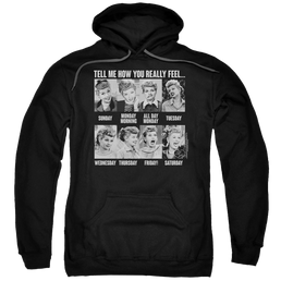 I Love Lucy 8 Days A Week Pullover Hoodie Pullover Hoodie I Love Lucy   
