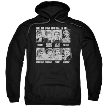 I Love Lucy 8 Days A Week Pullover Hoodie Pullover Hoodie I Love Lucy   