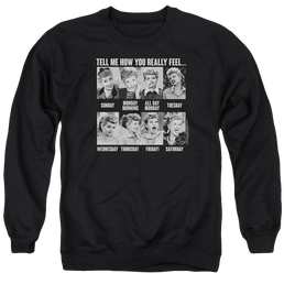 I Love Lucy 8 Days A Week Men's Crewneck Sweatshirt Men's Crewneck Sweatshirt I Love Lucy   