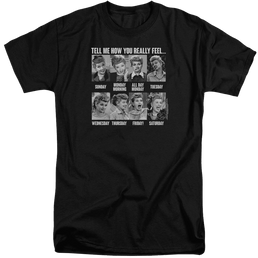 I Love Lucy 8 Days A Week Men's Tall Fit T-Shirt Men's Tall Fit T-Shirt I Love Lucy   