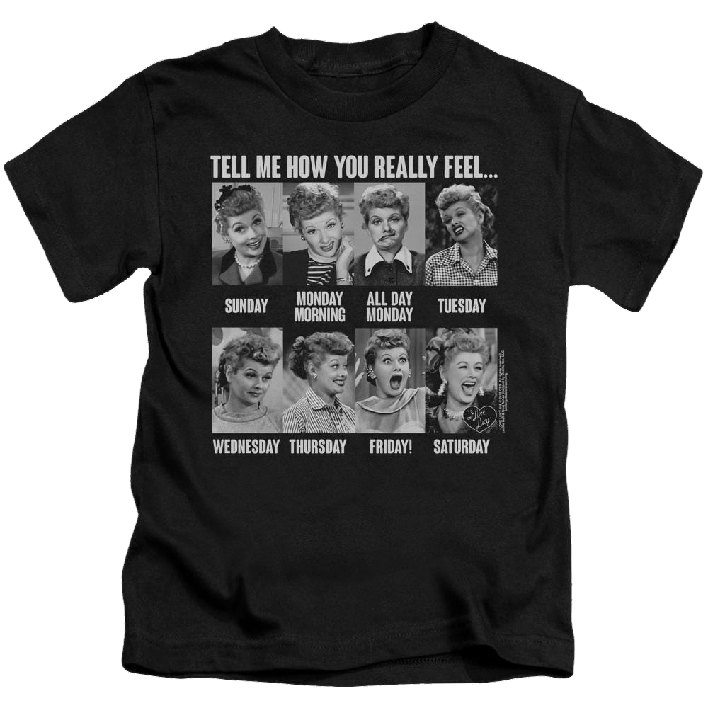 I Love Lucy 8 Days A Week Kid's T-Shirt (Ages 4-7) Kid's T-Shirt (Ages 4-7) I Love Lucy   