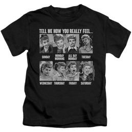 I Love Lucy 8 Days A Week Kid's T-Shirt (Ages 4-7) Kid's T-Shirt (Ages 4-7) I Love Lucy   