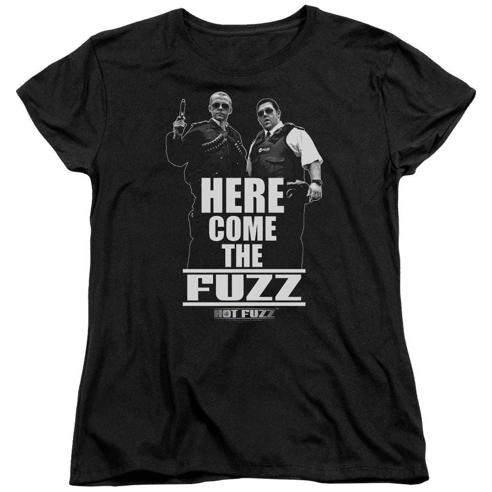 Hot Fuzz Here Come The Fuzz Women's T-Shirt Women's T-Shirt Hot Fuzz   