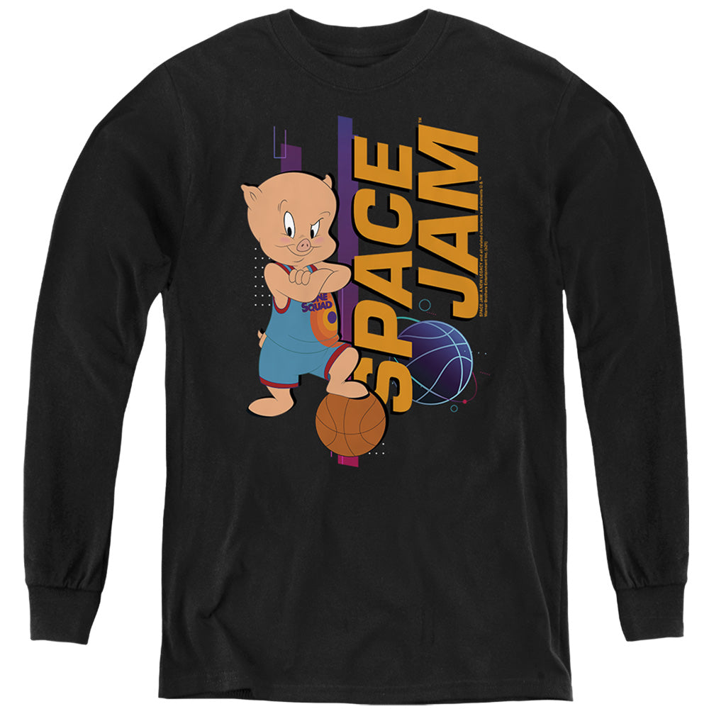 Space Jam - A New Legacy Porky Standing - Youth Long Sleeve T-Shirt Youth Long Sleeve T-Shirt Space Jam - A New Legacy   