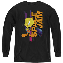 Space Jam - A New Legacy Tweety Standing - Youth Long Sleeve T-Shirt Youth Long Sleeve T-Shirt Space Jam - A New Legacy   