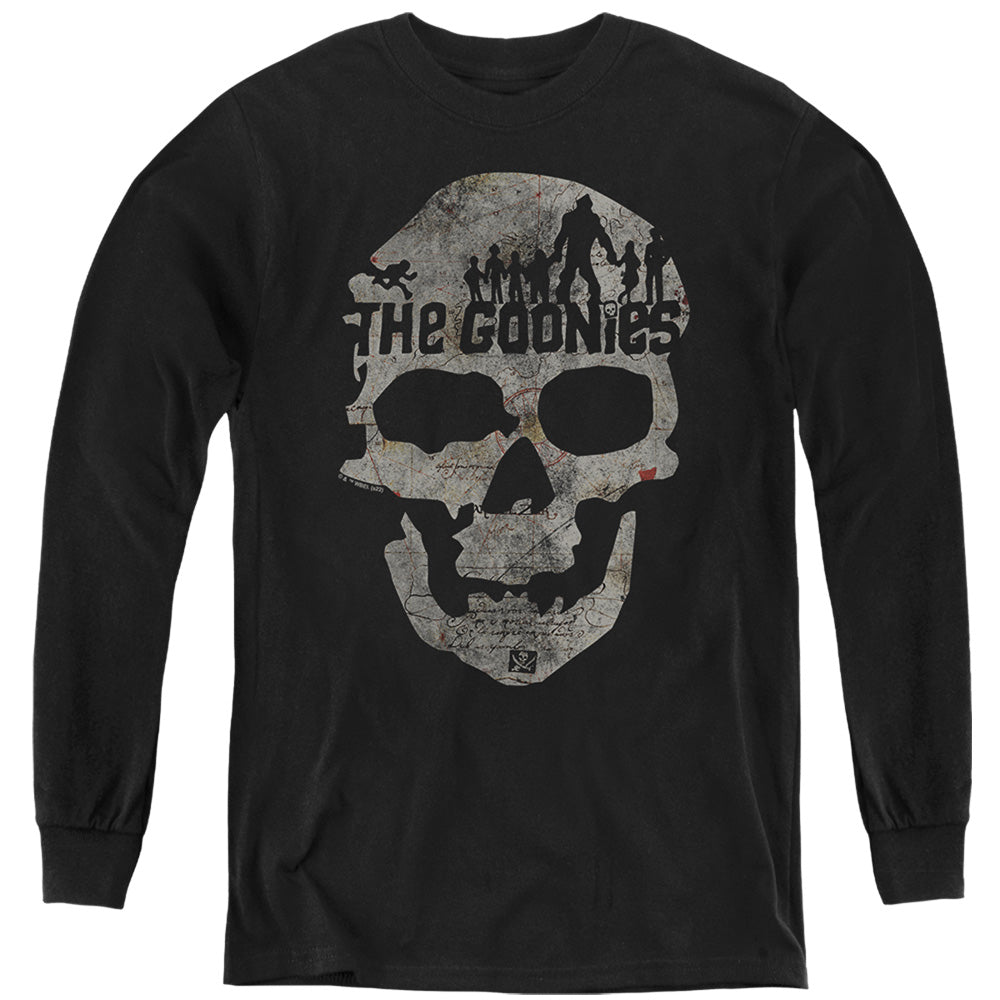 Goonies, The Skull 1 - Youth Long Sleeve T-Shirt Youth Long Sleeve T-Shirt The Goonies   