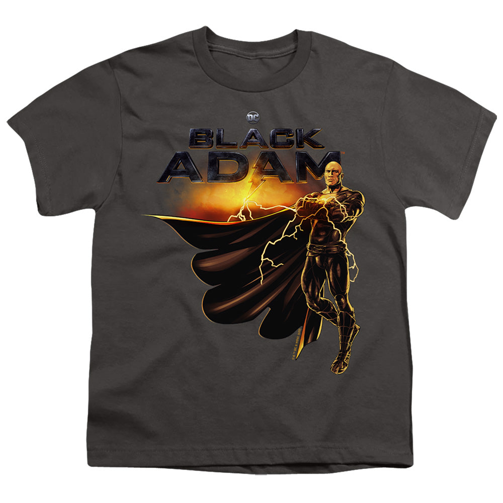 Black Adam Black Adam Logo With Character - Youth T-Shirt Youth T-Shirt (Ages 8-12) Black Adam   