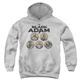 Black Adam Black Adam Contrast Group - Youth Hoodie Youth Hoodie (Ages 8-12) Black Adam   