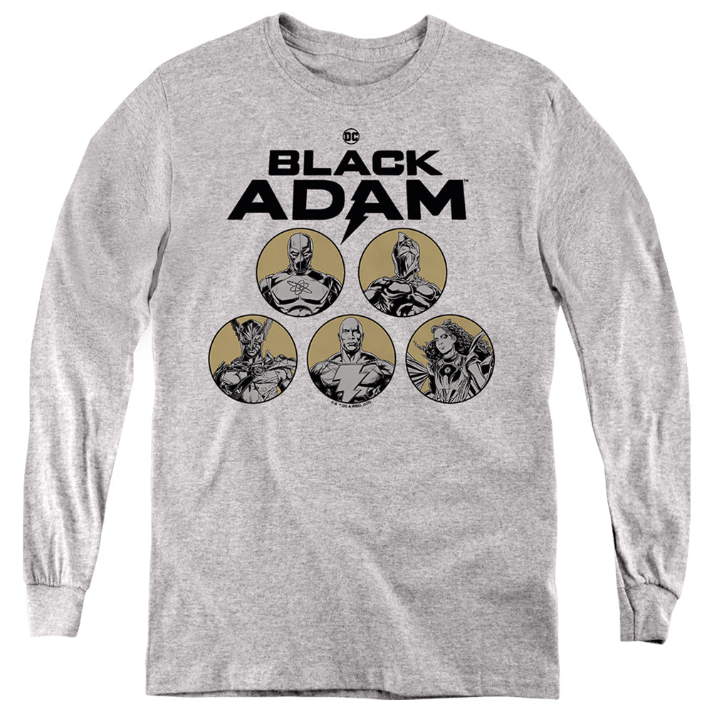 Black Adam Black Adam Contrast Group - Youth Long Sleeve T-Shirt Youth Long Sleeve T-Shirt Black Adam   
