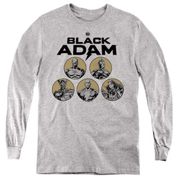 Black Adam Black Adam Contrast Group - Youth Long Sleeve T-Shirt Youth Long Sleeve T-Shirt Black Adam   