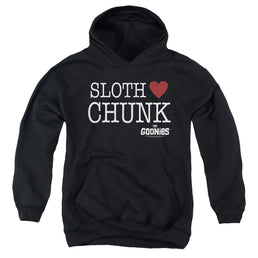 Goonies, The Sloth Heart Chunk - Youth Hoodie Youth Hoodie (Ages 8-12) The Goonies   