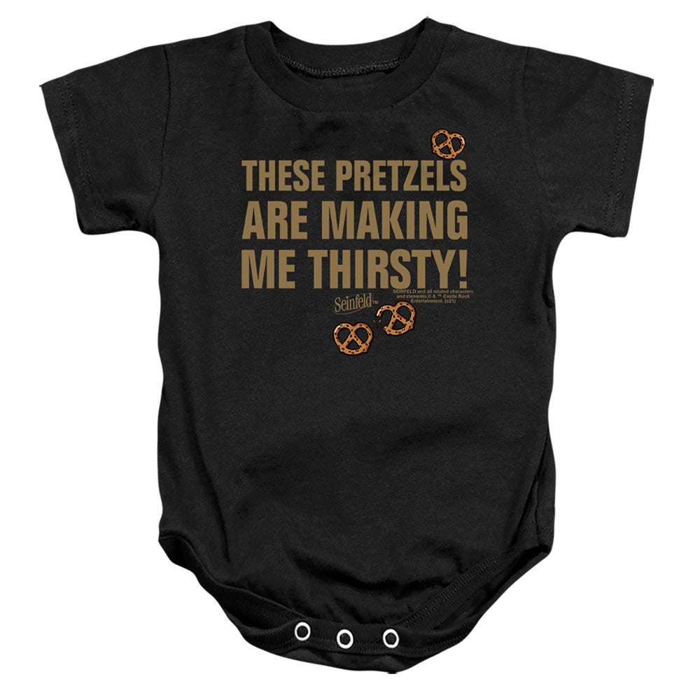 Seinfeld Pretzels Thirsty - Baby Bodysuit Baby Bodysuit Seinfeld   