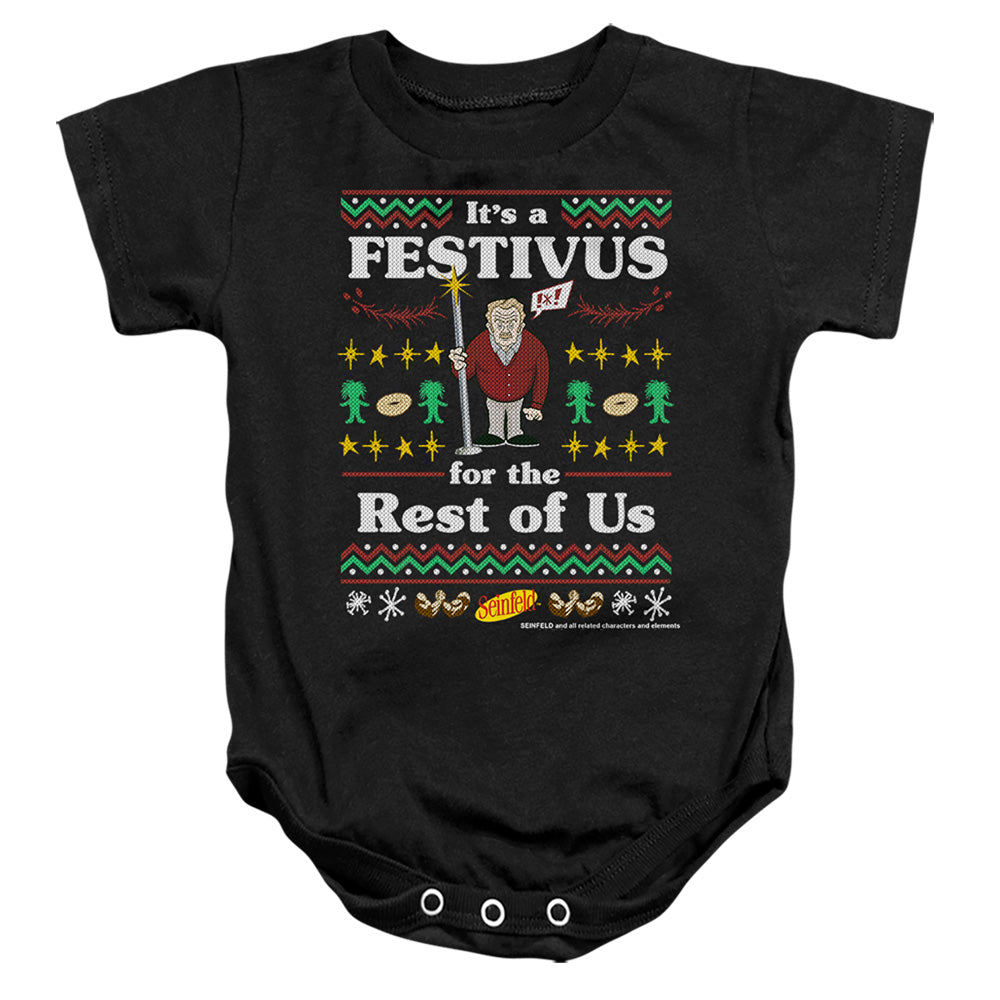 Seinfeld Festive Festivus - Baby Bodysuit Baby Bodysuit Seinfeld   