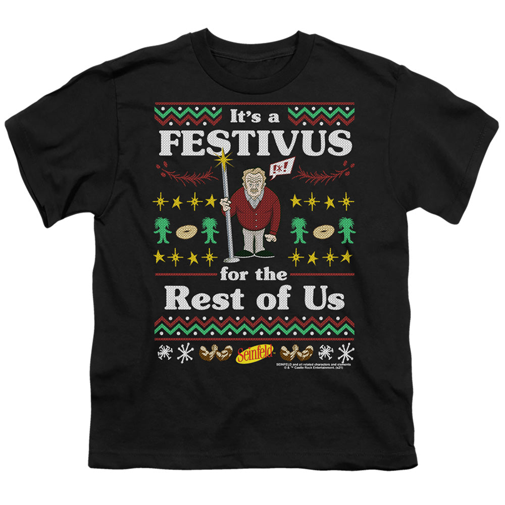 Seinfeld Festive Festivus - Youth T-Shirt Youth T-Shirt (Ages 8-12) Seinfeld   