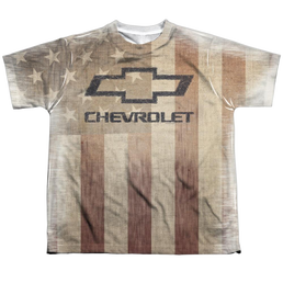 Chevy - American Pride Youth All Over Print 100% Poly T-Shirt Youth All-Over Print T-Shirt (Ages 8-12) Chevrolet   