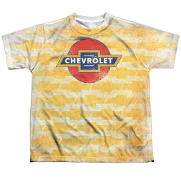 Chevy - Chevy Repeat Youth All Over Print 100% Poly T-Shirt Youth All-Over Print T-Shirt (Ages 8-12) Chevrolet   