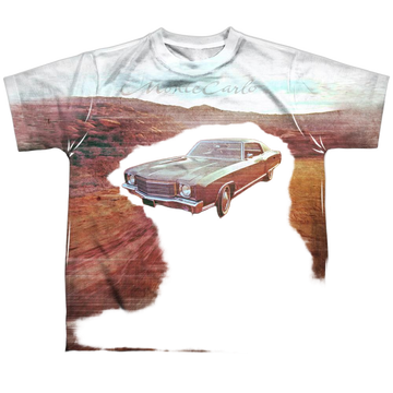 Chevrolet Chevy - Monte Carlo Old Photo youth all-over print t-shirt for ages 8 to 12