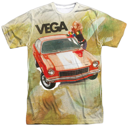 Chevy - Vega Watercolor Adult All Over Print 100% Poly T-Shirt Men's All-Over Print T-Shirt Chevrolet   