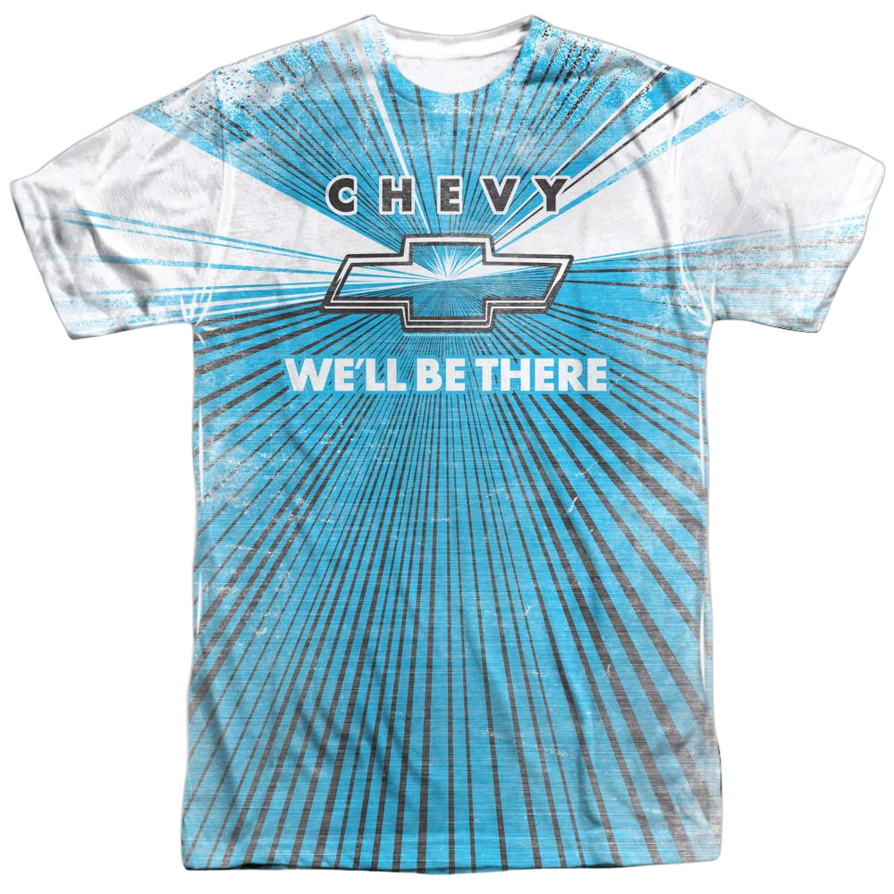 Chevy We'll Be There Adult All Over Print 100% Poly T-Shirt Men's All-Over Print T-Shirt Chevrolet   