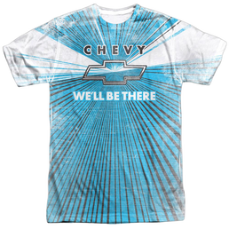 Chevy We'll Be There Adult All Over Print 100% Poly T-Shirt Men's All-Over Print T-Shirt Chevrolet   