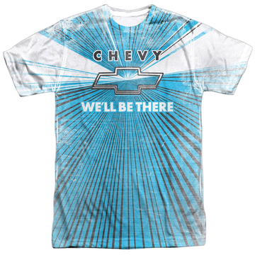 Chevy We'll Be There Adult All Over Print 100% Poly T-Shirt Men's All-Over Print T-Shirt Chevrolet   