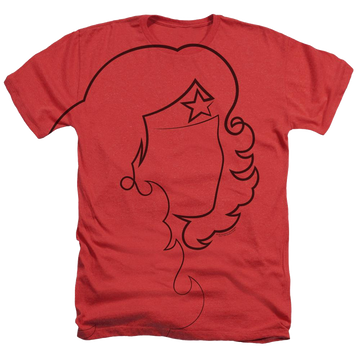 Harley Quinn Dco - Wonder Single Line men's all-over heather t-shirt