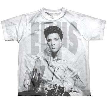 Elvis Play Me A Song Youth All Over Print 100% Poly T-Shirt Youth All-Over Print T-Shirt (Ages 8-12) Elvis Presley   