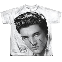Elvis - Stare 2 Youth All Over Print 100% Poly T-Shirt Youth All-Over Print T-Shirt (Ages 8-12) Elvis Presley   