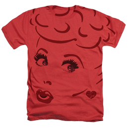 I Love Lucy - I Love Lines Adult Regular Fit Heather T-Shirt Men's All-Over Heather T-Shirt I Love Lucy   