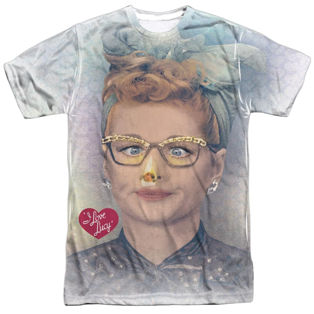 I Love Lucy - Oh Nose Adult All Over Print 100% Poly T-Shirt Men's All-Over Print T-Shirt I Love Lucy   