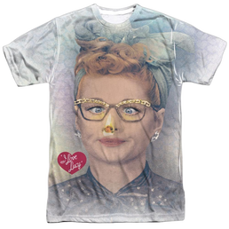 I Love Lucy - Oh Nose Adult All Over Print 100% Poly T-Shirt Men's All-Over Print T-Shirt I Love Lucy   
