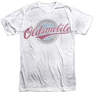 Oldsmobile - Oversized And Faded Logo Adult All Over Print 100% Poly T-Shirt Men's All-Over Print T-Shirt Oldsmobile   