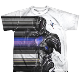 Power Rangers Black Streak Youth All Over Print 100% Poly T-Shirt Youth All-Over Print T-Shirt (Ages 8-12) Power Rangers   