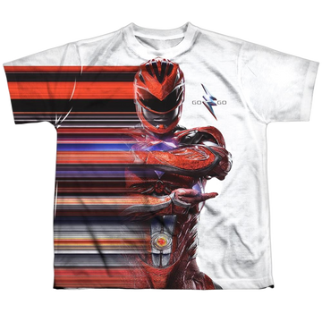Power Rangers Red Streak Youth All Over Print 100% Poly T-Shirt Youth All-Over Print T-Shirt (Ages 8-12) Power Rangers   