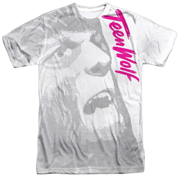 Teen Wolf Silver Halftone Adult All Over Print 100% Poly T-Shirt Men's All-Over Print T-Shirt Teen Wolf   