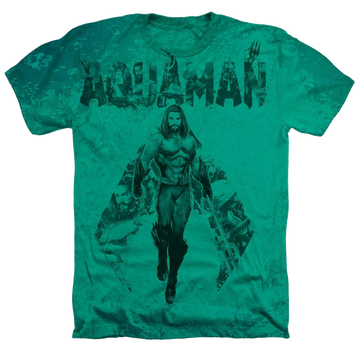 Aquaman Movie Aqua Group men's all-over heather t-shirt
