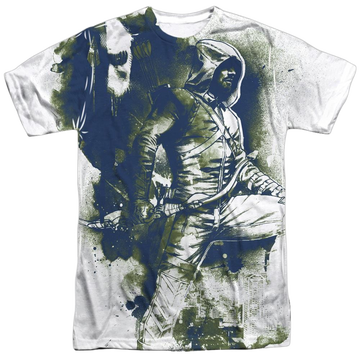 Arrow The Television Series Spray Paint - Men's All-Over Print T-Shirt Men's All-Over Print T-Shirt Green Arrow   