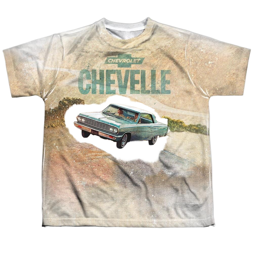 Chevrolet Winding Road - Youth All-Over Print T-Shirt Youth All-Over Print T-Shirt (Ages 8-12) Chevrolet   