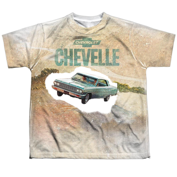 Chevrolet Winding Road - Youth All-Over Print T-Shirt Youth All-Over Print T-Shirt (Ages 8-12) Chevrolet   