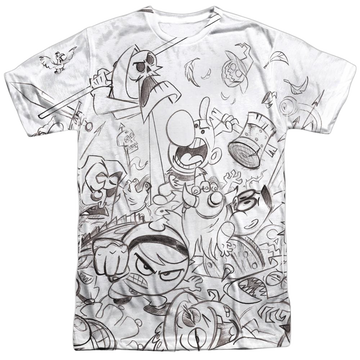 Grim Adventures of Billy & Mandy, The Brawl - Men's All-Over Print T-Shirt Men's All-Over Print T-Shirt The Grim Adventures of Billy & Mandy   