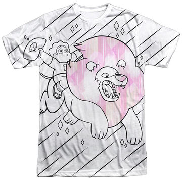 Steven Universe Stev And Lion - Men's All-Over Print T-Shirt Men's All-Over Print T-Shirt Steven Universe   