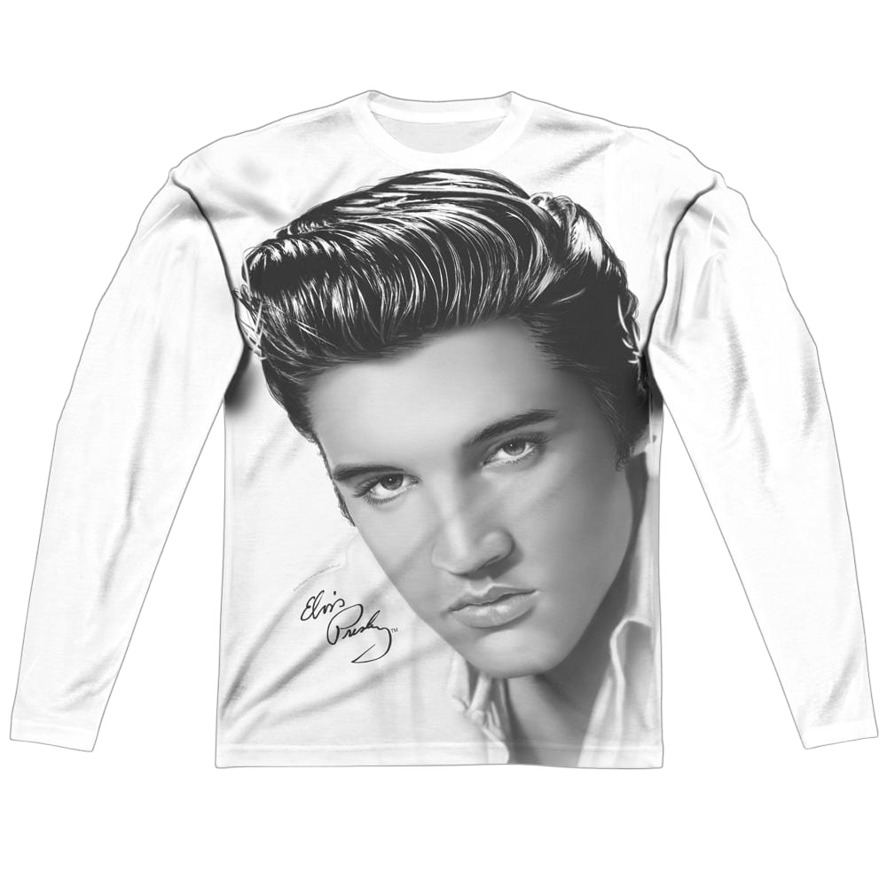Elvis Presley Stare 2 - Men's All-Over Print Long Sleeve Men's All-Over Print Long Sleeve Elvis Presley   
