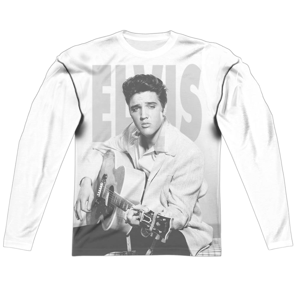 Elvis Presley Play Me A Song - Men's All-Over Print Long Sleeve Men's All-Over Print Long Sleeve Elvis Presley   