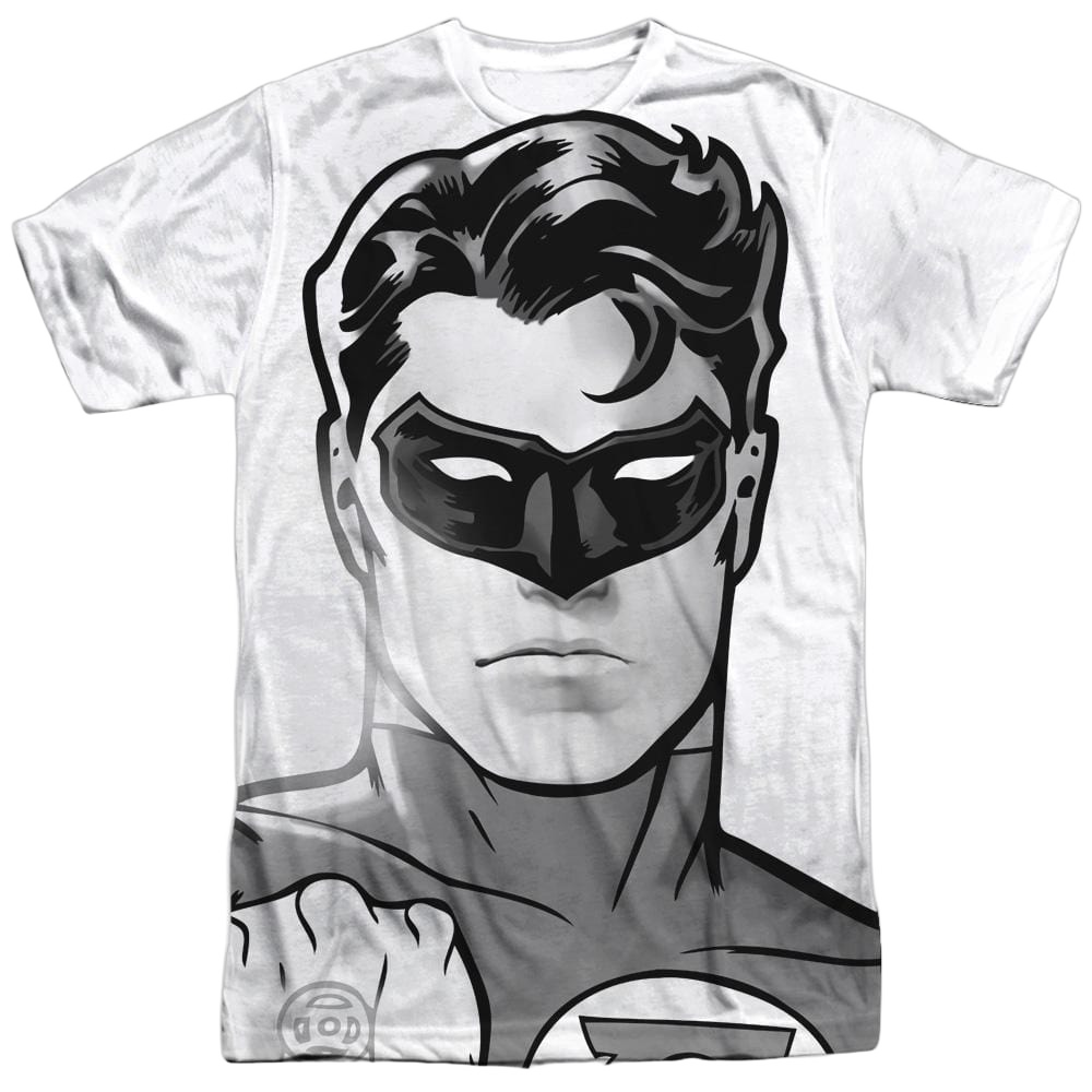 Green Lantern Bw Gl Head - Men's All-Over Print T-Shirt Men's All-Over Print T-Shirt Green Lantern   
