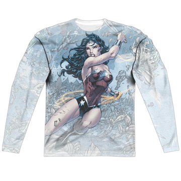 Wonder Woman Wonder Warrior - Men's All-Over Print Long Sleeve Men's All-Over Print Long Sleeve Wonder Woman   