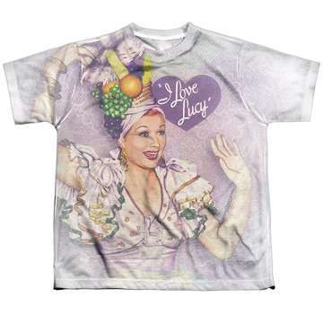 I Love Lucy Rumba Dance youth all-over print t-shirt for ages 8 to 12