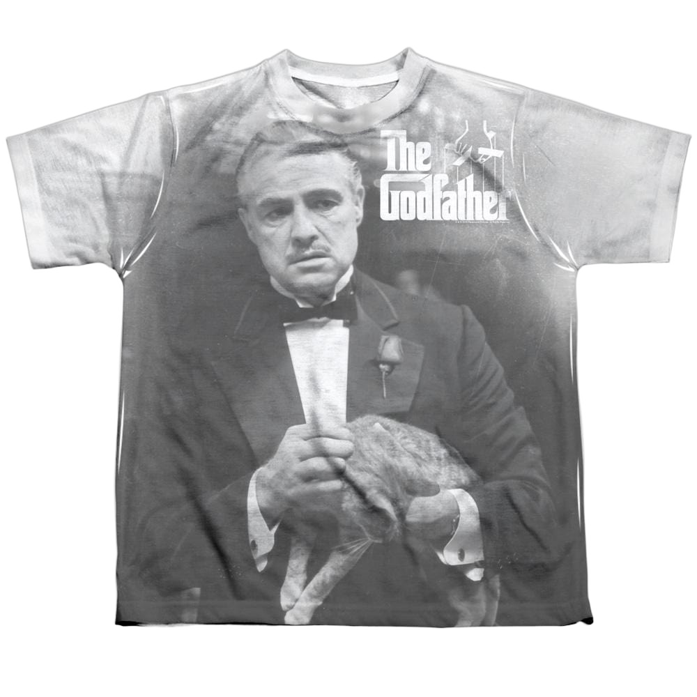 Godfather, The Pet The Cat - Youth All-Over Print T-Shirt Youth All-Over Print T-Shirt (Ages 8-12) The Godfather   